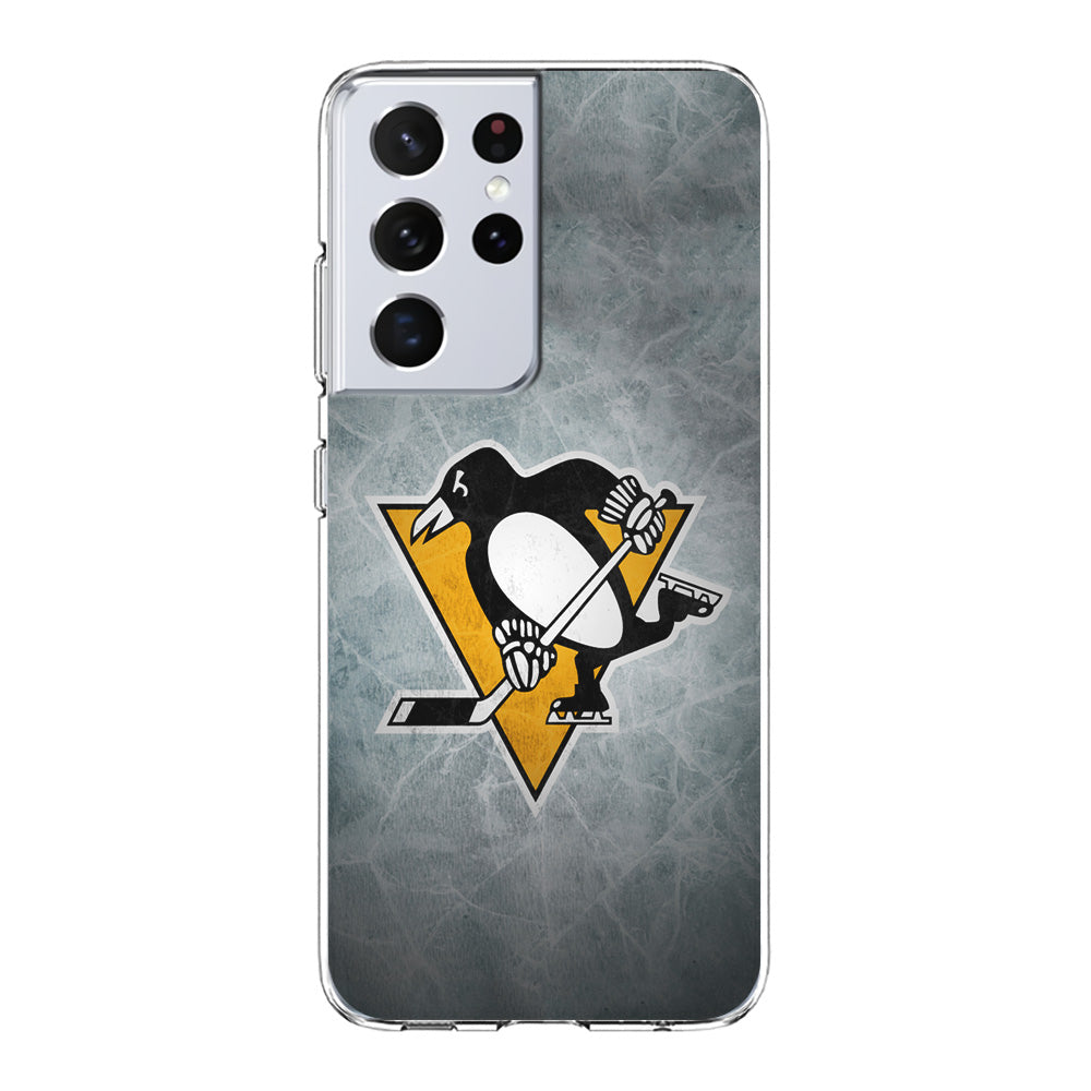 Hockey Pittsburgh Penguins NHL 002 Samsung Galaxy S23 Ultra Case-Phone Case-Clear Soft Case-Altracase
