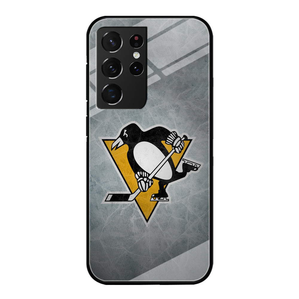 Hockey Pittsburgh Penguins NHL 002 Samsung Galaxy S23 Ultra Case-Phone Case-Tempered Glass Case-Altracase