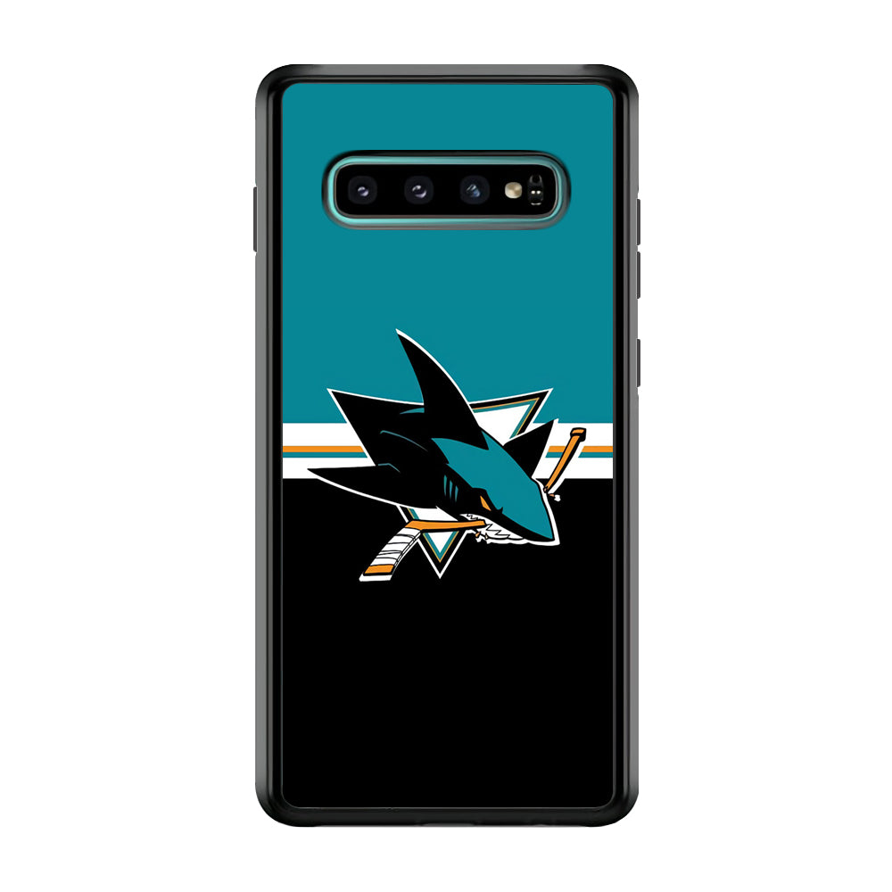 Hockey San Jose Sharks NHL 001 Samsung Galaxy S10 Case-Phone Case-Rubber Black (2D Case)-Altracase