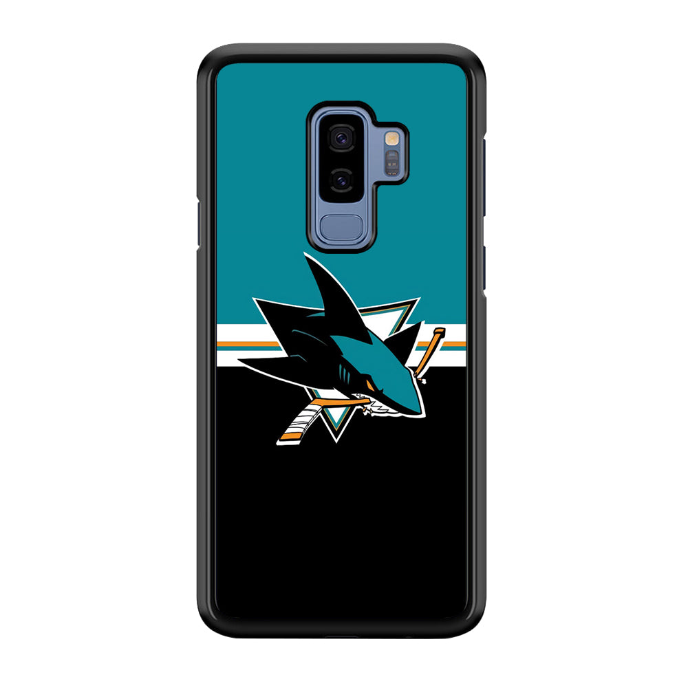 Hockey San Jose Sharks NHL 001 Samsung Galaxy S9 Plus Case-Phone Case-Rubber Black (2D Case)-Altracase