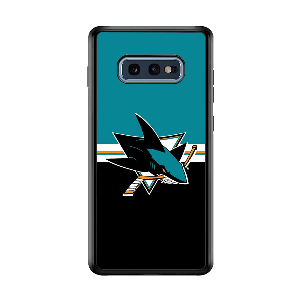 Hockey San Jose Sharks NHL 001 Samsung Galaxy S10E Case-Phone Case-Rubber Black (2D Case)-Altracase