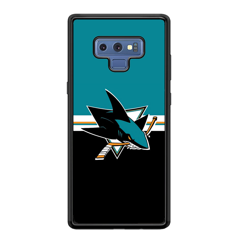 Hockey San Jose Sharks NHL 001 Samsung Galaxy Note 9 Case-Phone Case-Rubber Black (2D Case)-Altracase