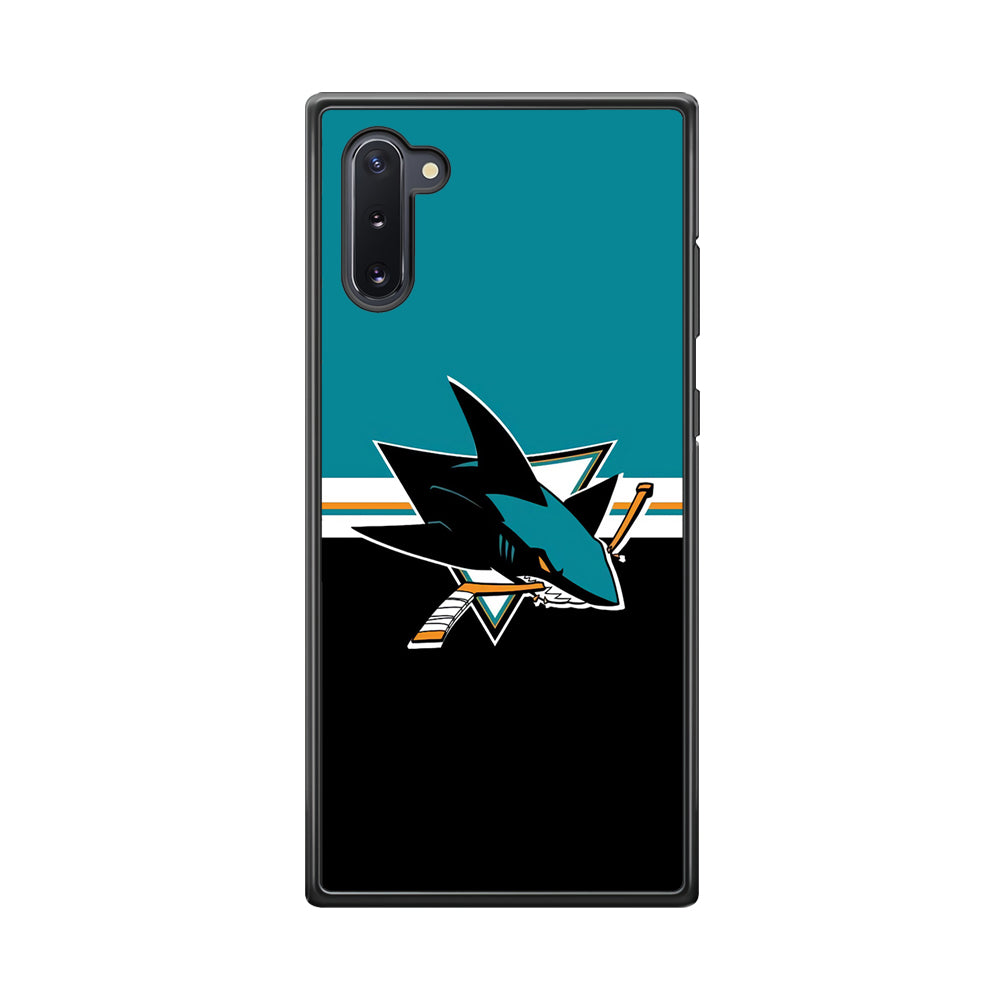 Hockey San Jose Sharks NHL 001 Samsung Galaxy Note 10 Case-Phone Case-Rubber Black (2D Case)-Altracase