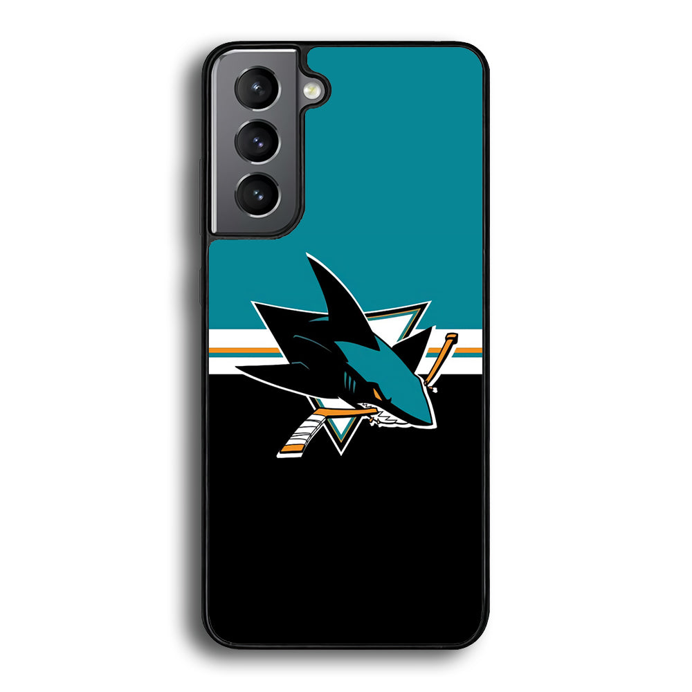Hockey San Jose Sharks NHL 001 Samsung Galaxy S21 Plus Case-Phone Case-Rubber Black (2D Case)-Altracase