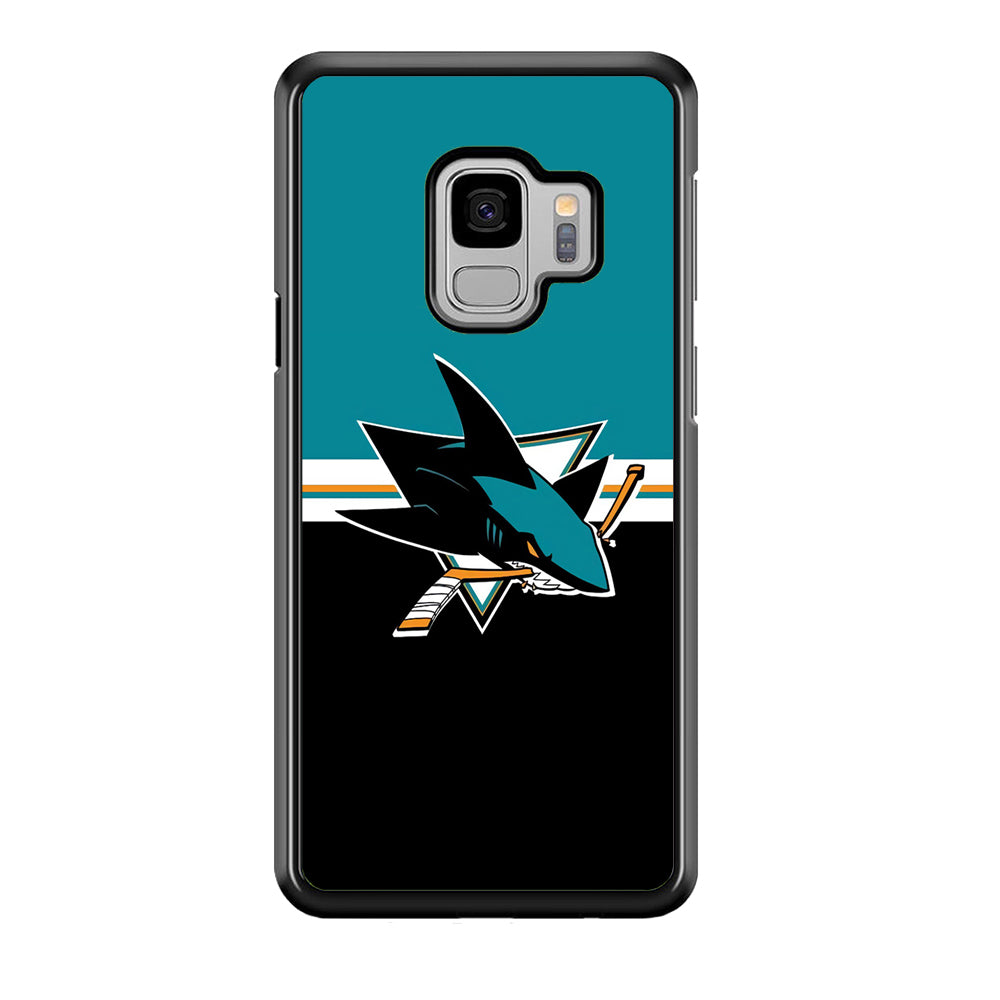 Hockey San Jose Sharks NHL 001 Samsung Galaxy S9 Case-Phone Case-Rubber Black (2D Case)-Altracase