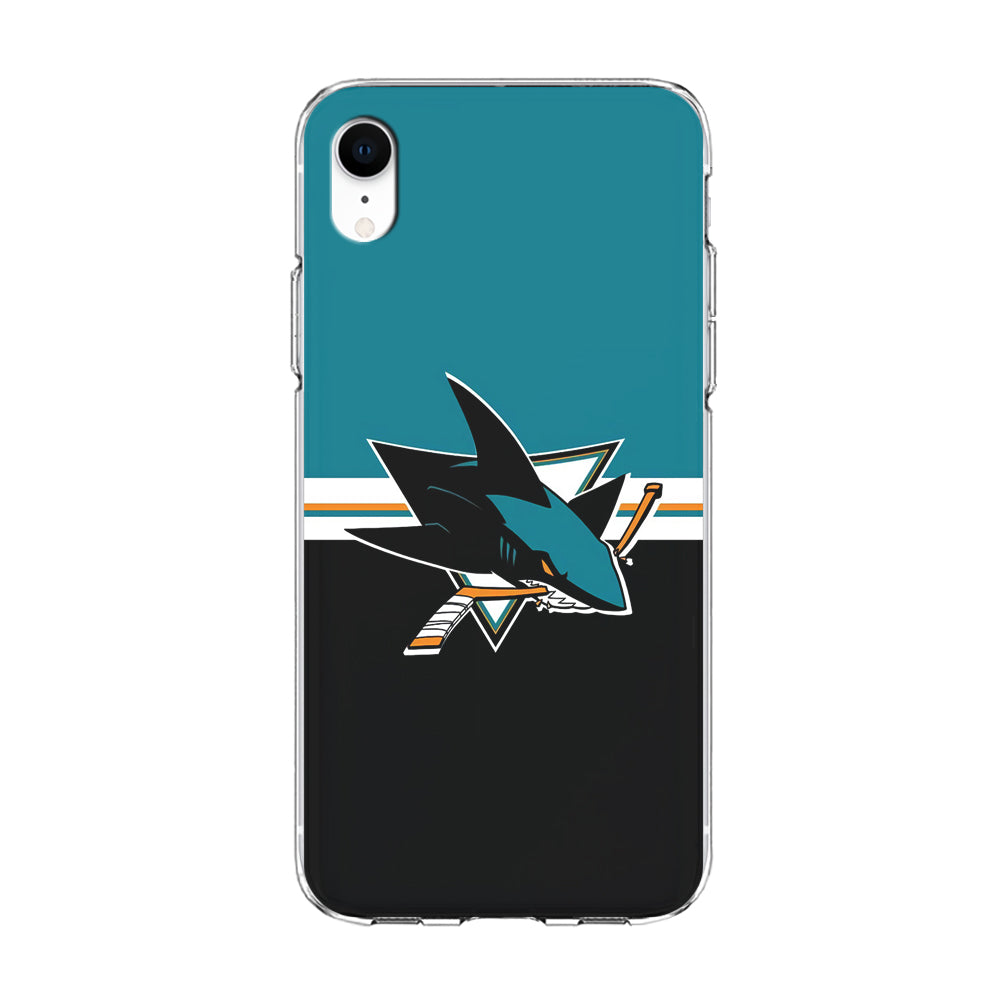 Hockey San Jose Sharks NHL 001 iPhone XR Case-Phone Case-Clear Soft Case-Altracase