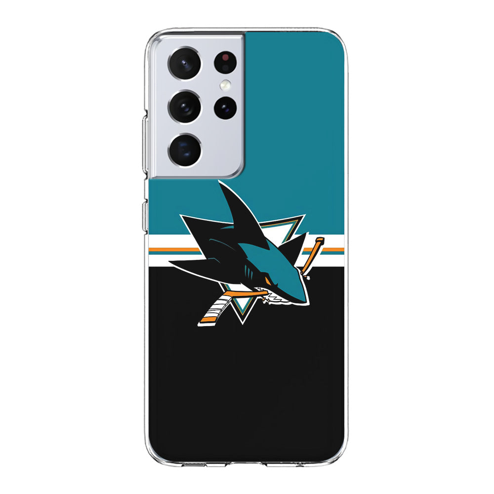 Hockey San Jose Sharks NHL 001 Samsung Galaxy S23 Ultra Case-Phone Case-Clear Soft Case-Altracase