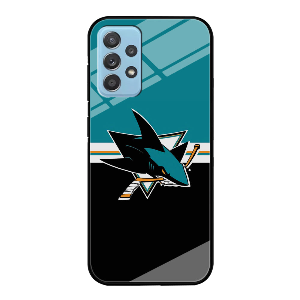 Hockey San Jose Sharks NHL 001 Samsung Galaxy A72 Case-Phone Case-Tempered Glass Case-Altracase