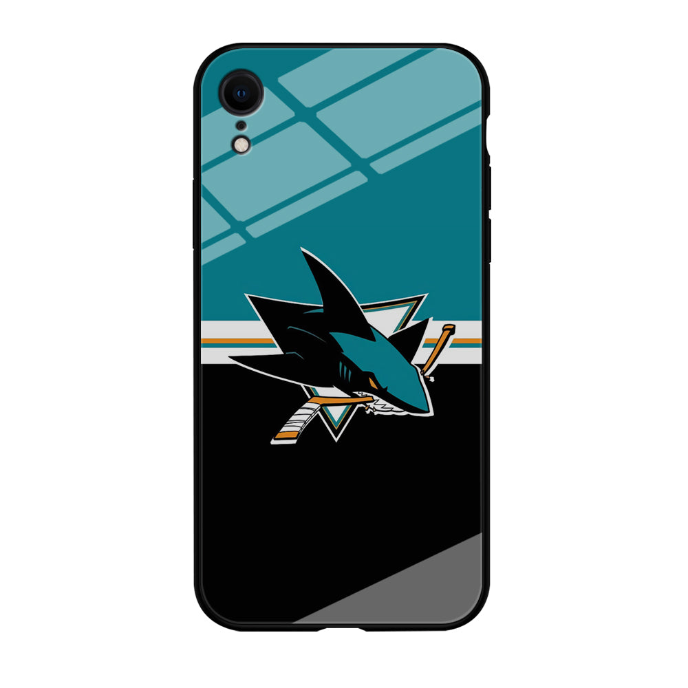 Hockey San Jose Sharks NHL 001 iPhone XR Case-Phone Case-Tempered Glass Case-Altracase