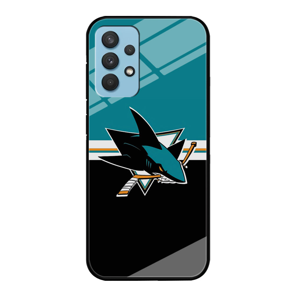 Hockey San Jose Sharks NHL 001 Samsung Galaxy A32 Case-Phone Case-Tempered Glass Case-Altracase