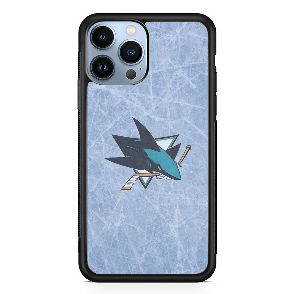 Hockey San Jose Sharks NHL 002 iPhone 15 Pro Max Case-Phone Case-Rubber Black (2D Case)-Altracase