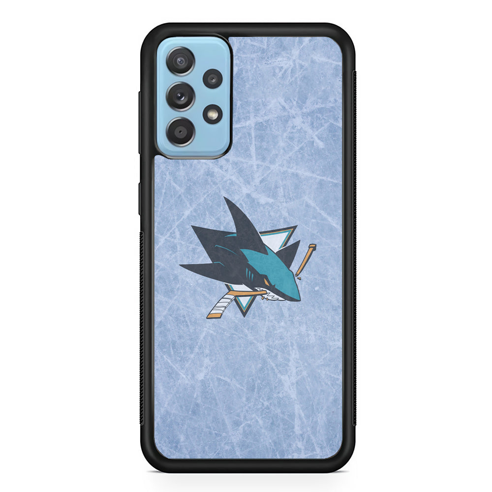 Hockey San Jose Sharks NHL 002 Samsung Galaxy A72 Case-Phone Case-Rubber Black (2D Case)-Altracase
