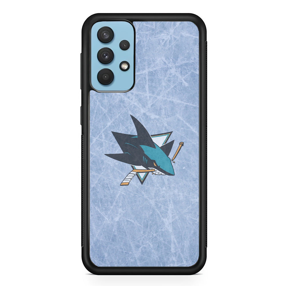 Hockey San Jose Sharks NHL 002 Samsung Galaxy A32 Case-Phone Case-Rubber Black (2D Case)-Altracase