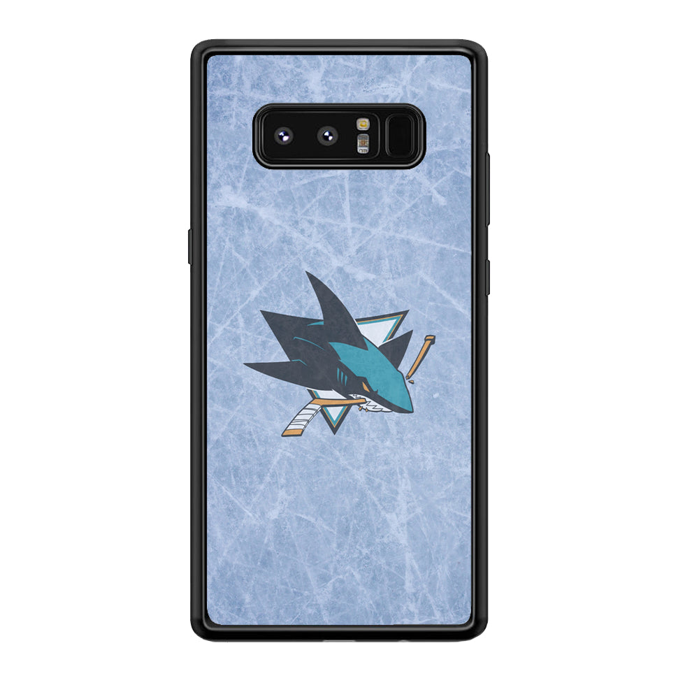 Hockey San Jose Sharks NHL 002 Samsung Galaxy Note 8 Case-Phone Case-Rubber Black (2D Case)-Altracase