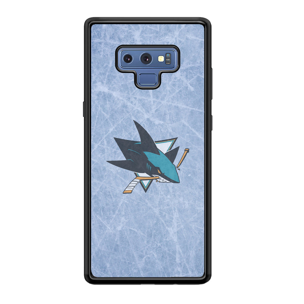 Hockey San Jose Sharks NHL 002 Samsung Galaxy Note 9 Case-Phone Case-Rubber Black (2D Case)-Altracase