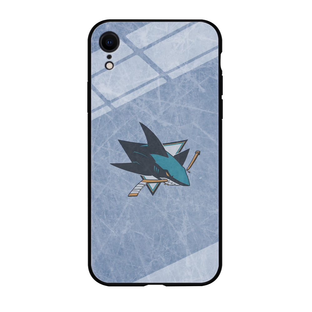 Hockey San Jose Sharks NHL 002 iPhone XR Case-Phone Case-Tempered Glass Case-Altracase