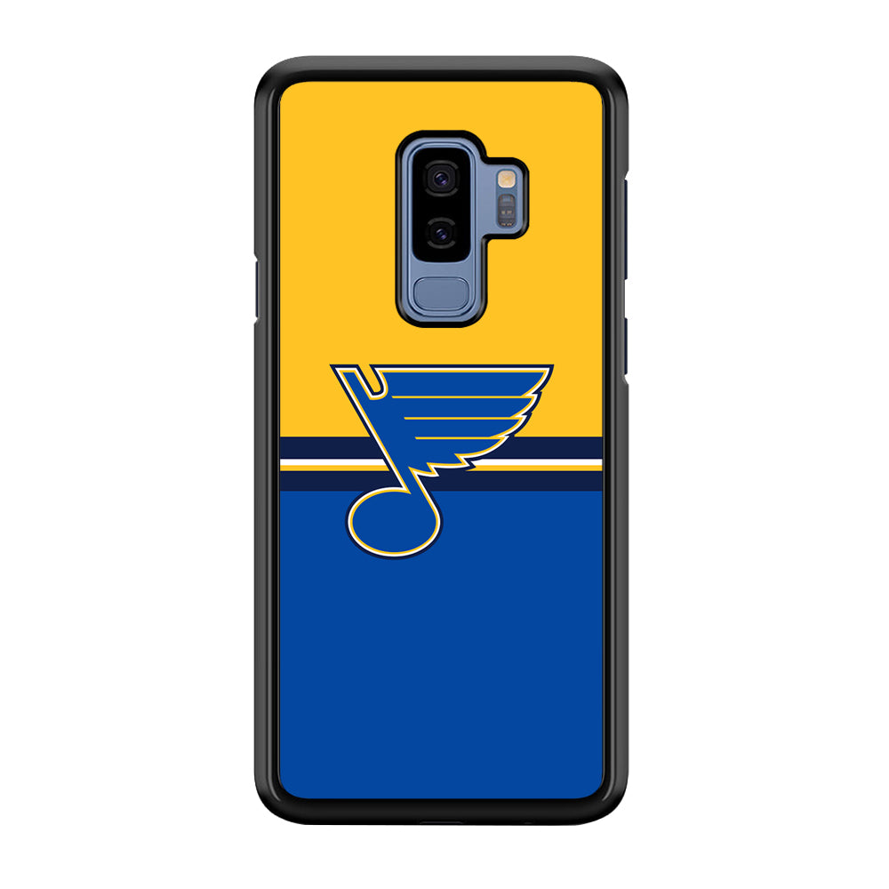 Hockey St. Louis Blues NHL 001 Samsung Galaxy S9 Plus Case-Phone Case-Rubber Black (2D Case)-Altracase