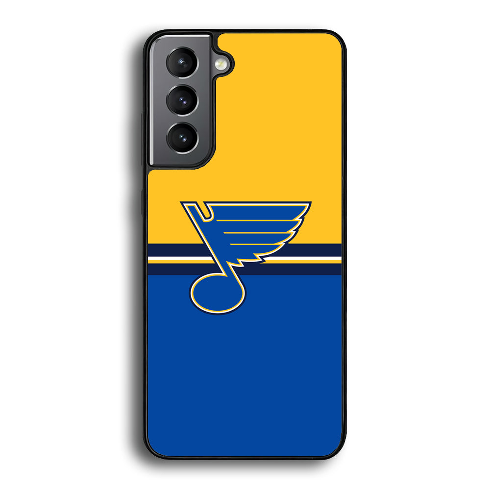 Hockey St. Louis Blues NHL 001 Samsung Galaxy S21 Plus Case-Phone Case-Rubber Black (2D Case)-Altracase
