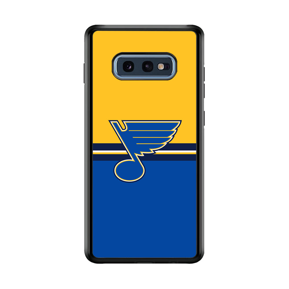 Hockey St. Louis Blues NHL 001 Samsung Galaxy S10E Case-Phone Case-Rubber Black (2D Case)-Altracase