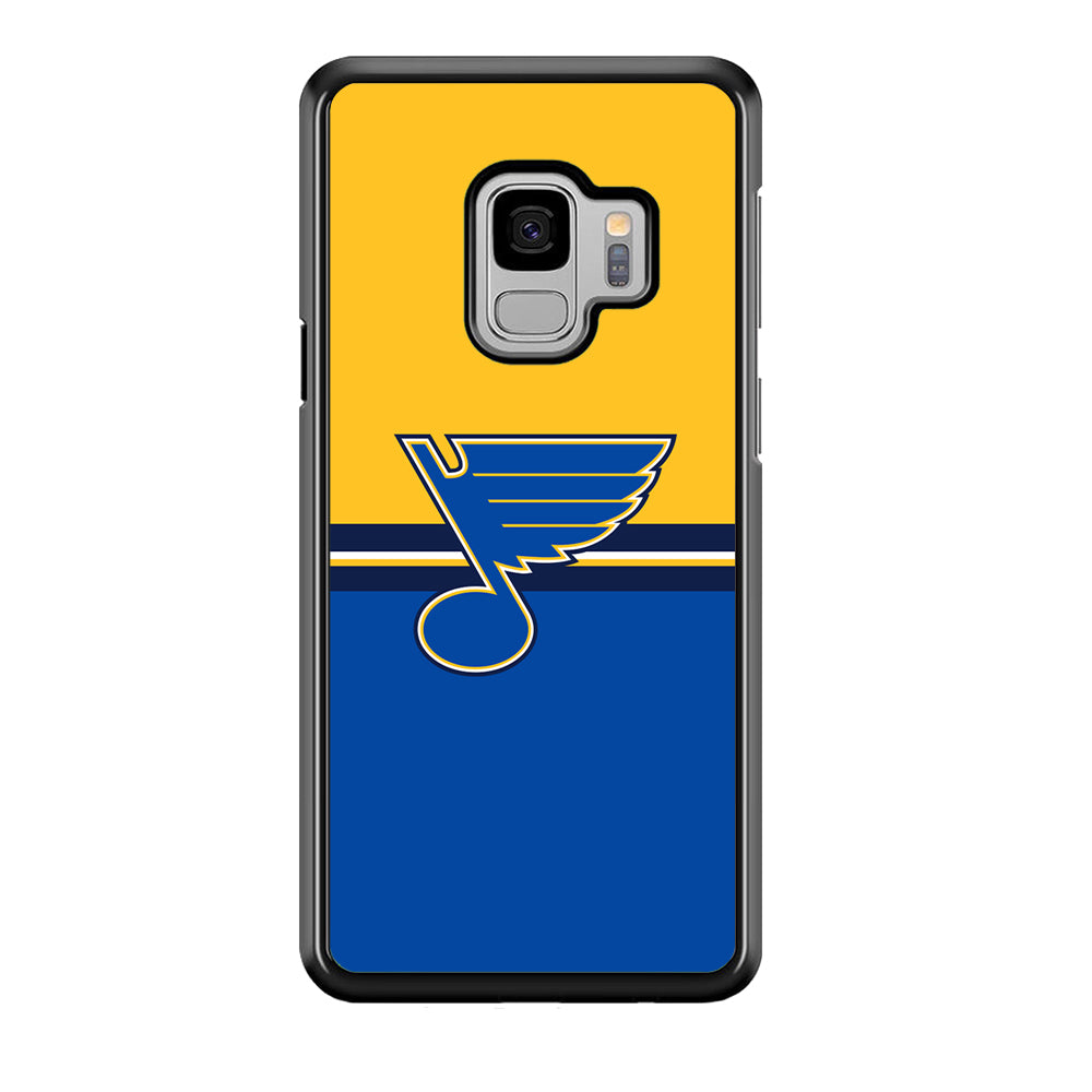 Hockey St. Louis Blues NHL 001 Samsung Galaxy S9 Case-Phone Case-Rubber Black (2D Case)-Altracase