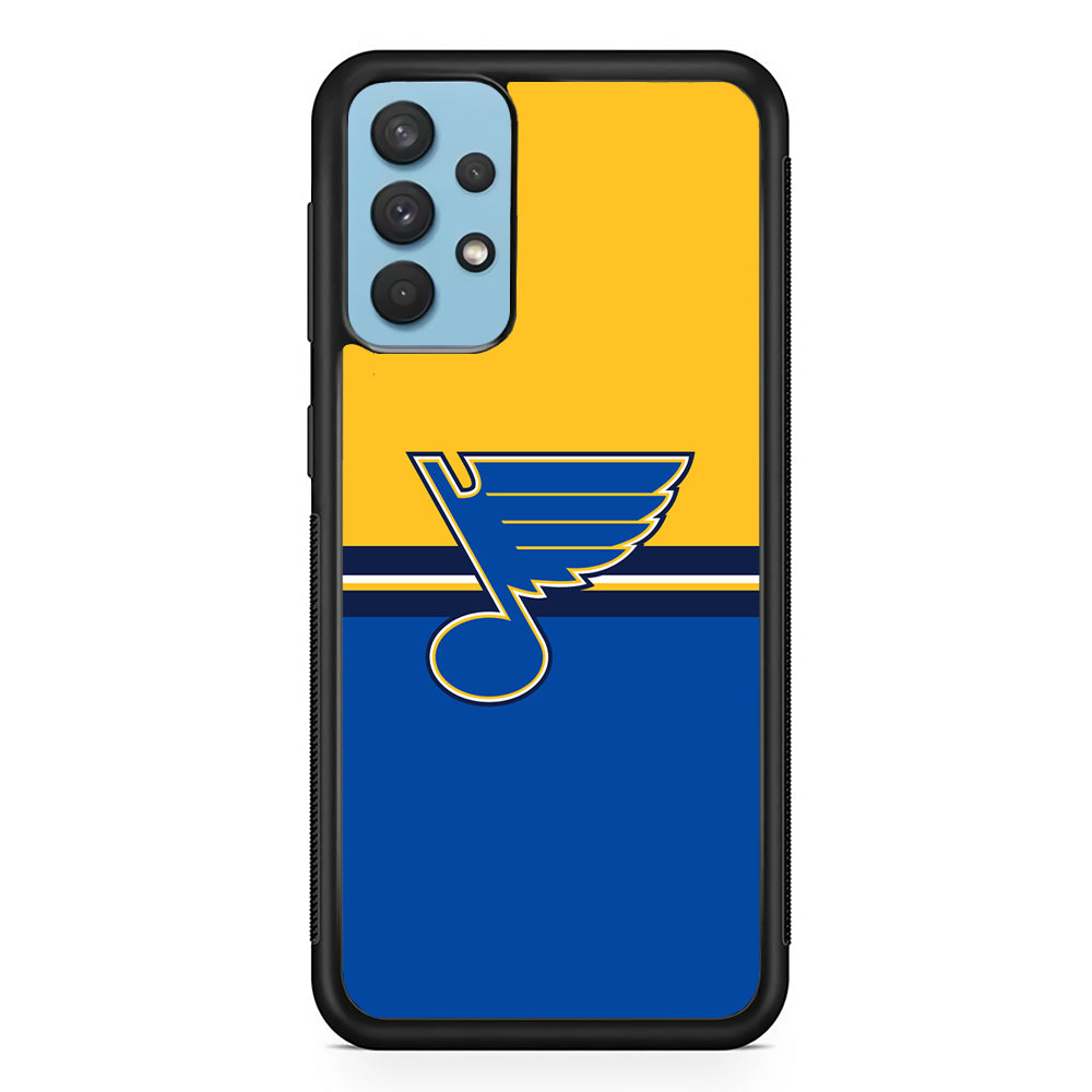 Hockey St. Louis Blues NHL 001 Samsung Galaxy A32 Case-Phone Case-Rubber Black (2D Case)-Altracase