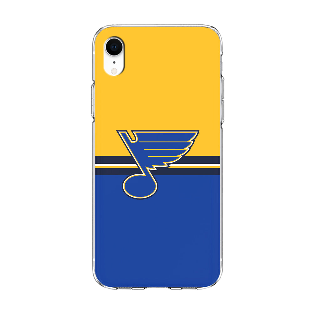 Hockey St. Louis Blues NHL 001 iPhone XR Case-Phone Case-Clear Soft Case-Altracase
