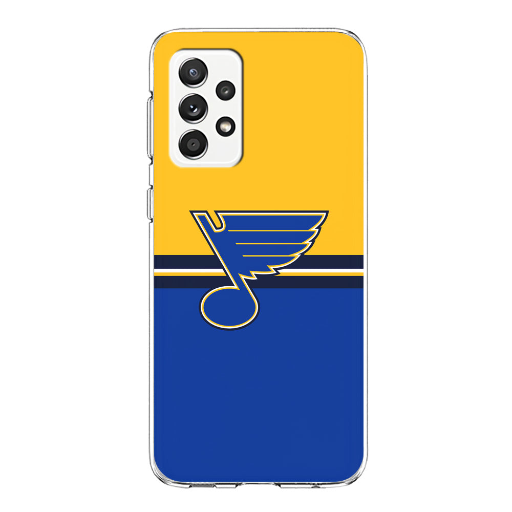 Hockey St. Louis Blues NHL 001 Samsung Galaxy A72 Case-Phone Case-Clear Soft Case-Altracase