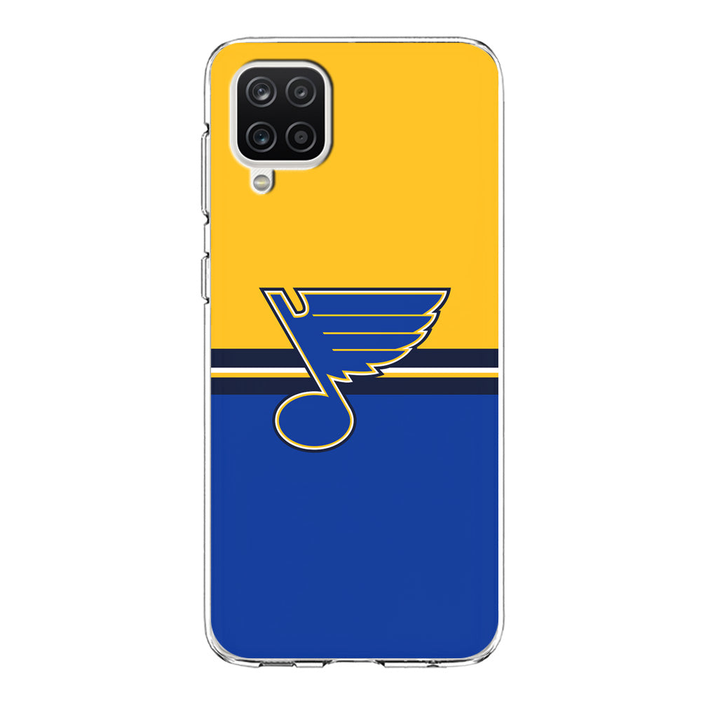 Hockey St. Louis Blues NHL 001 Samsung Galaxy A12 Case-Phone Case-Clear Soft Case-Altracase