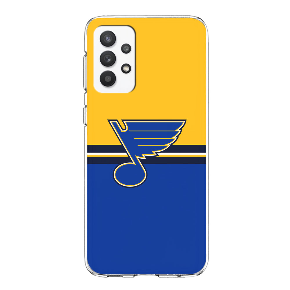 Hockey St. Louis Blues NHL 001 Samsung Galaxy A32 Case-Phone Case-Clear Soft Case-Altracase