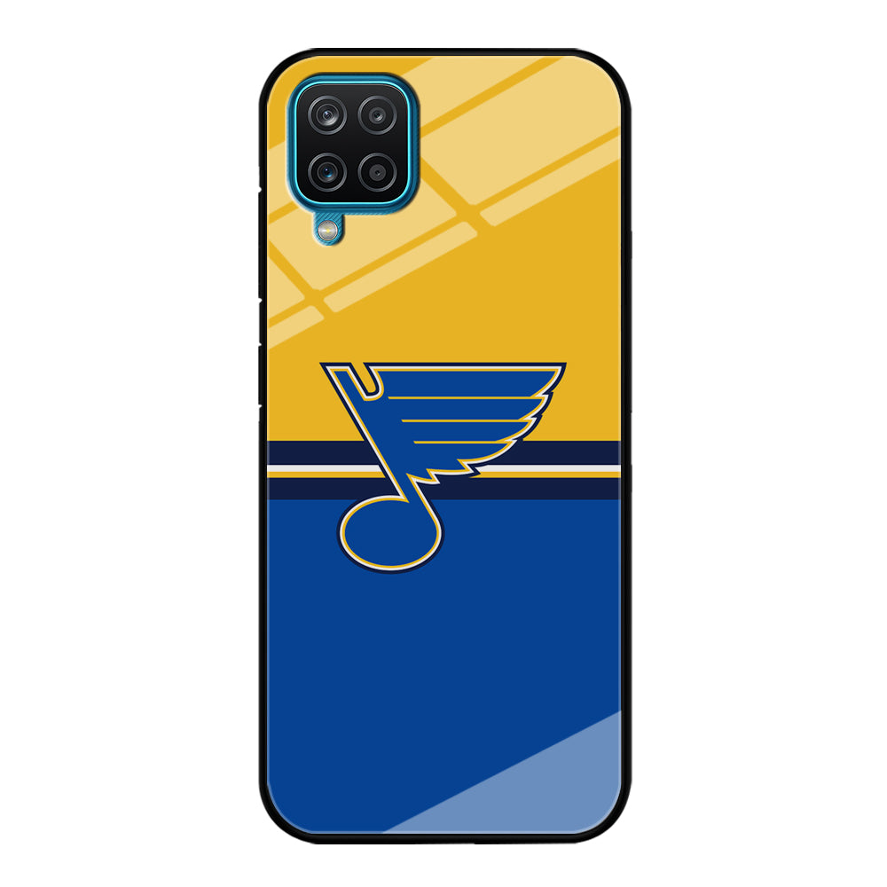 Hockey St. Louis Blues NHL 001 Samsung Galaxy A12 Case-Phone Case-Tempered Glass Case-Altracase