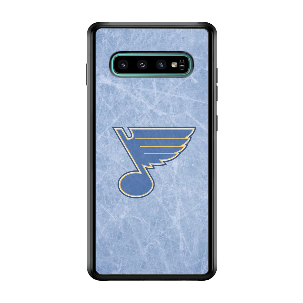 Hockey St. Louis Blues NHL 002 Samsung Galaxy S10 Case-Phone Case-Rubber Black (2D Case)-Altracase