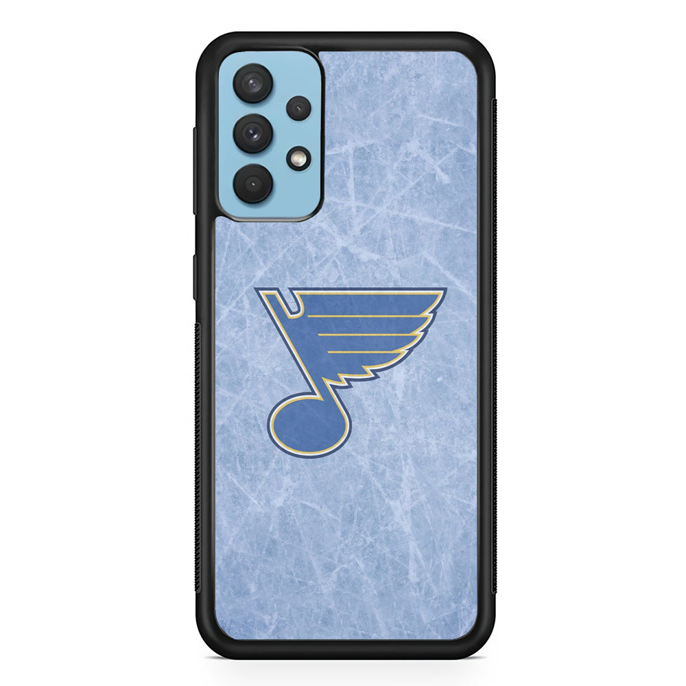 Hockey St. Louis Blues NHL 002 Samsung Galaxy A32 Case-Phone Case-Rubber Black (2D Case)-Altracase