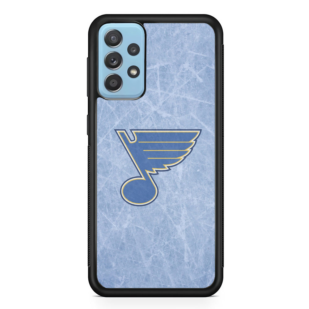 Hockey St. Louis Blues NHL 002 Samsung Galaxy A72 Case-Phone Case-Rubber Black (2D Case)-Altracase