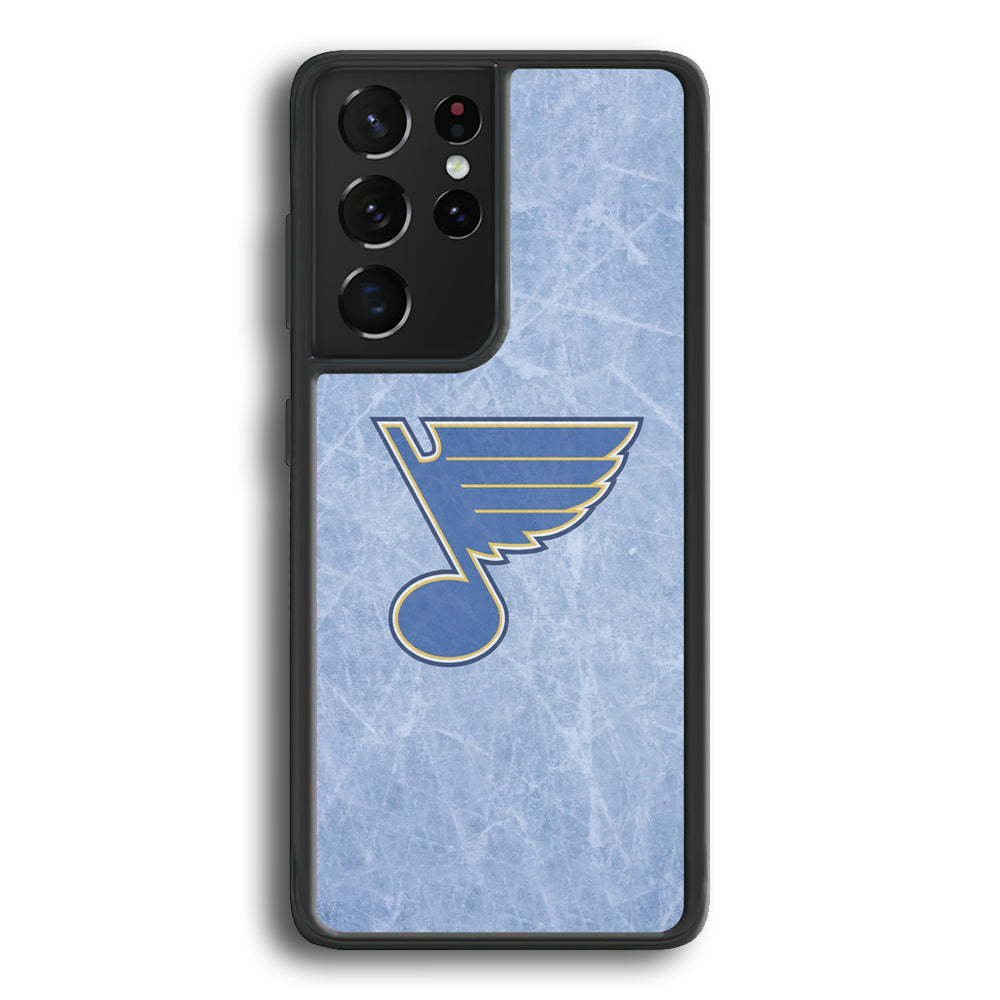 Hockey St. Louis Blues NHL 002 Samsung Galaxy S23 Ultra Case-Phone Case-Rubber Black (2D Case)-Altracase