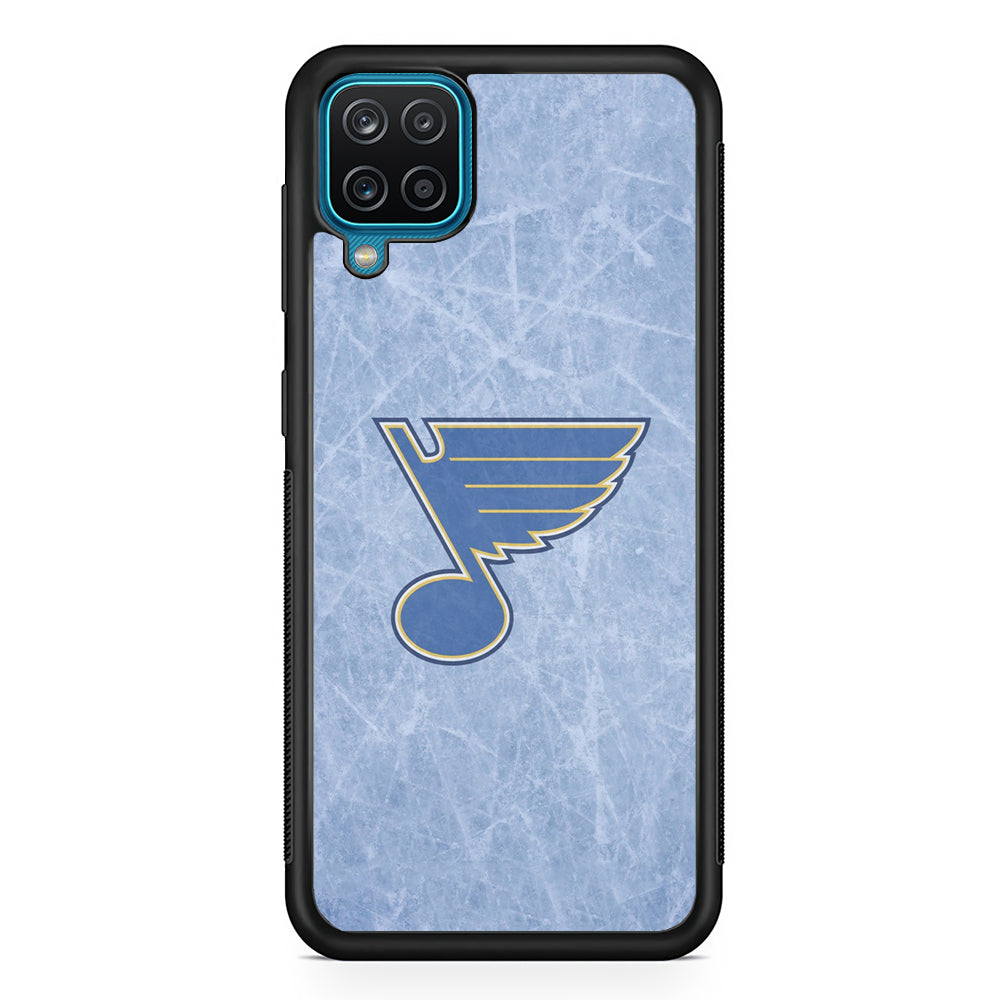 Hockey St. Louis Blues NHL 002 Samsung Galaxy A12 Case-Phone Case-Rubber Black (2D Case)-Altracase