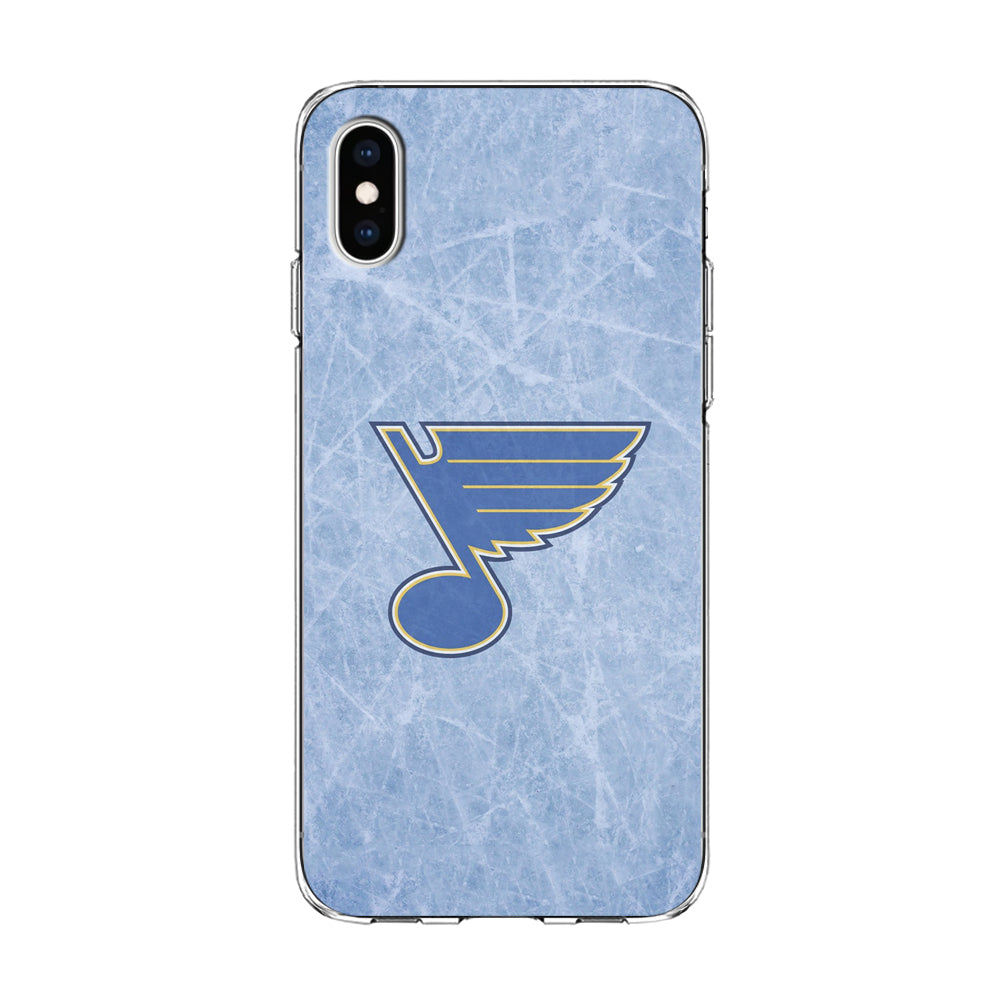 Hockey St. Louis Blues NHL 002 iPhone Xs Case-Phone Case-Clear Soft Case-Altracase