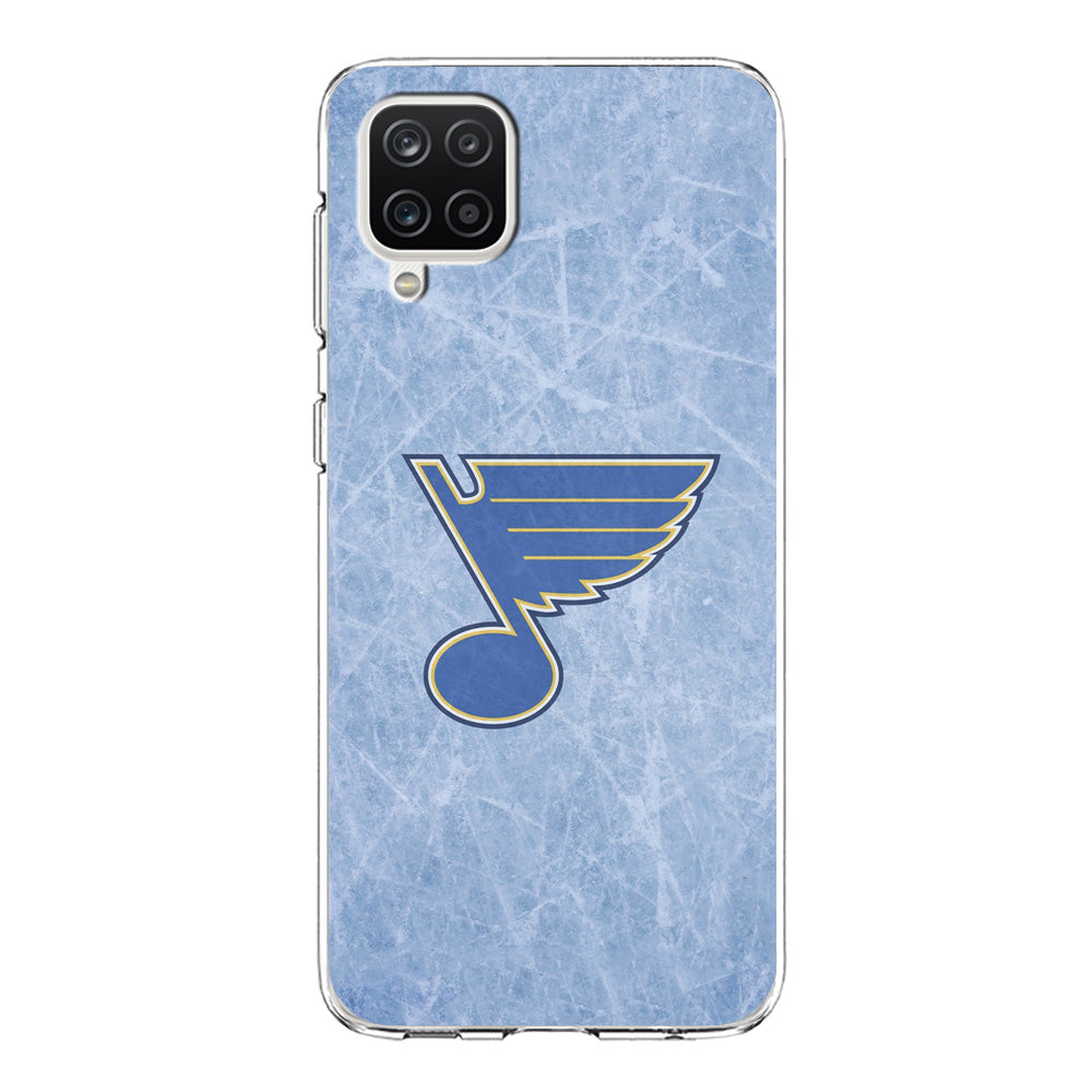 Hockey St. Louis Blues NHL 002 Samsung Galaxy A12 Case-Phone Case-Clear Soft Case-Altracase