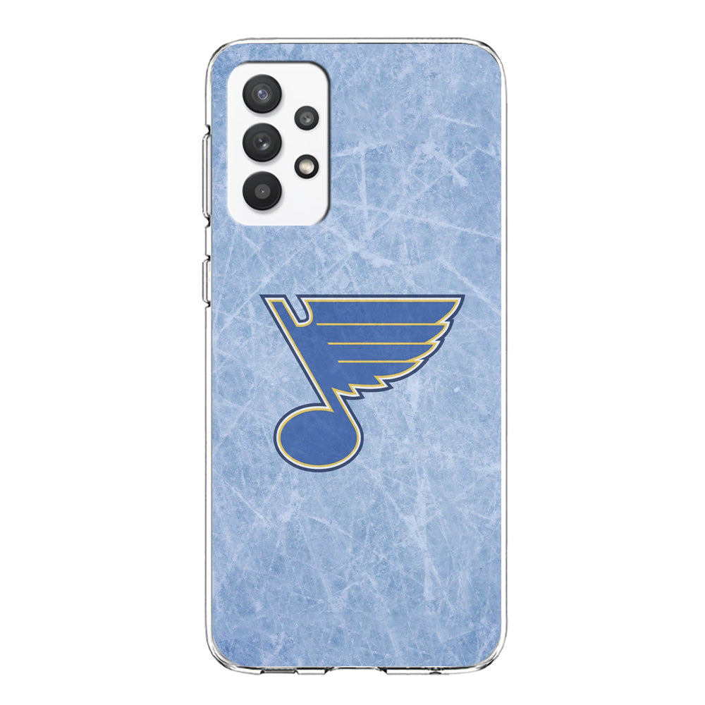 Hockey St. Louis Blues NHL 002 Samsung Galaxy A32 Case-Phone Case-Clear Soft Case-Altracase