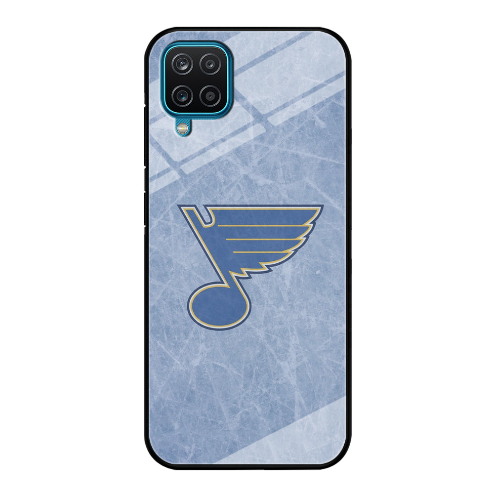 Hockey St. Louis Blues NHL 002 Samsung Galaxy A12 Case-Phone Case-Tempered Glass Case-Altracase