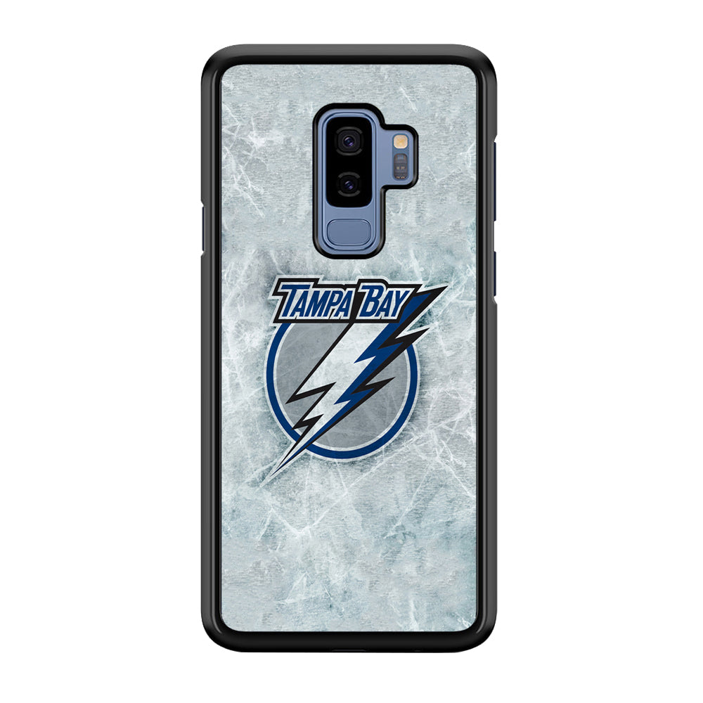 Hockey Tampa Bay Lightning NHL 001 Samsung Galaxy S9 Plus Case-Phone Case-Rubber Black (2D Case)-Altracase