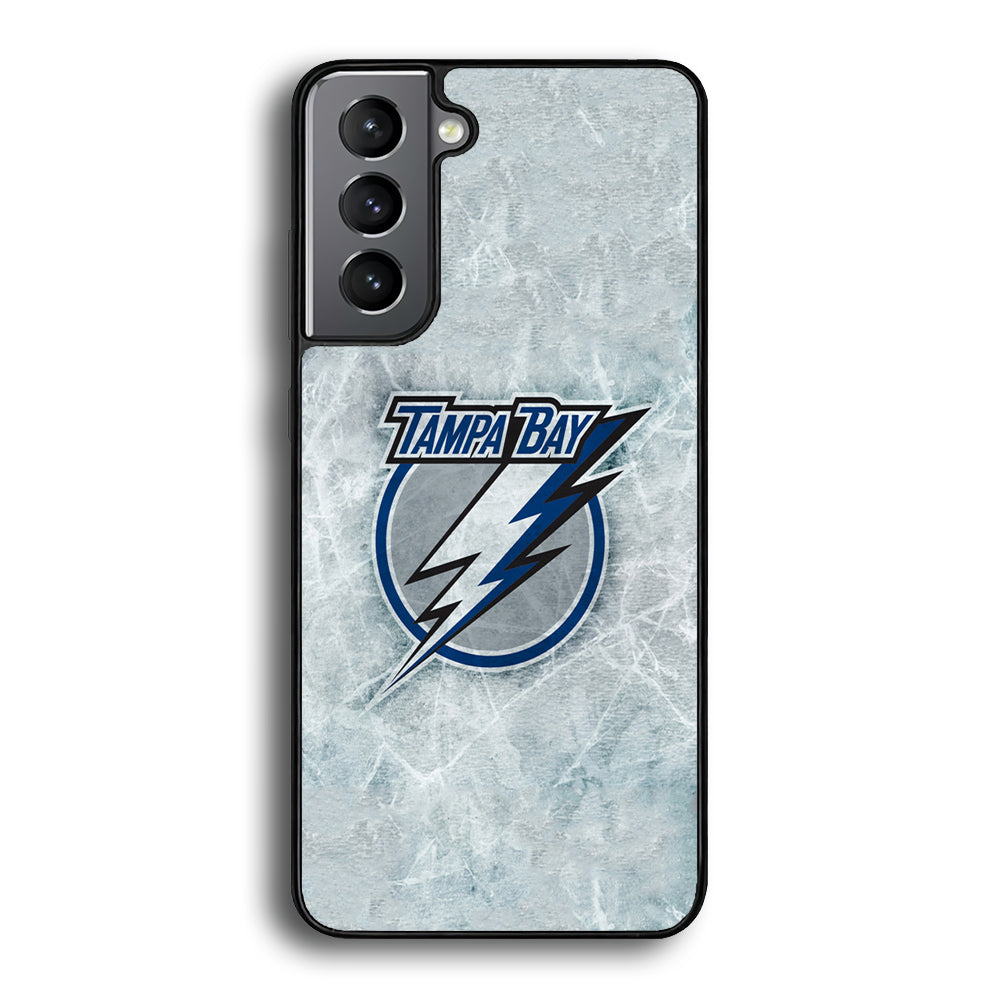 Hockey Tampa Bay Lightning NHL 001 Samsung Galaxy S21 Plus Case-Phone Case-Rubber Black (2D Case)-Altracase