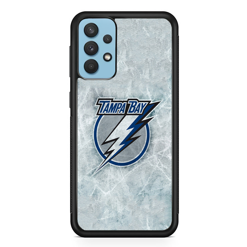 Hockey Tampa Bay Lightning NHL 001 Samsung Galaxy A32 Case-Phone Case-Rubber Black (2D Case)-Altracase