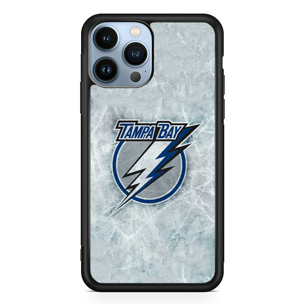 Hockey Tampa Bay Lightning NHL 001 iPhone 15 Pro Max Case-Phone Case-Rubber Black (2D Case)-Altracase