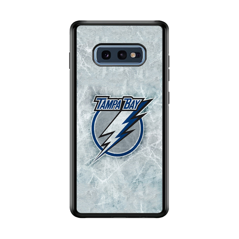 Hockey Tampa Bay Lightning NHL 001 Samsung Galaxy S10E Case-Phone Case-Rubber Black (2D Case)-Altracase