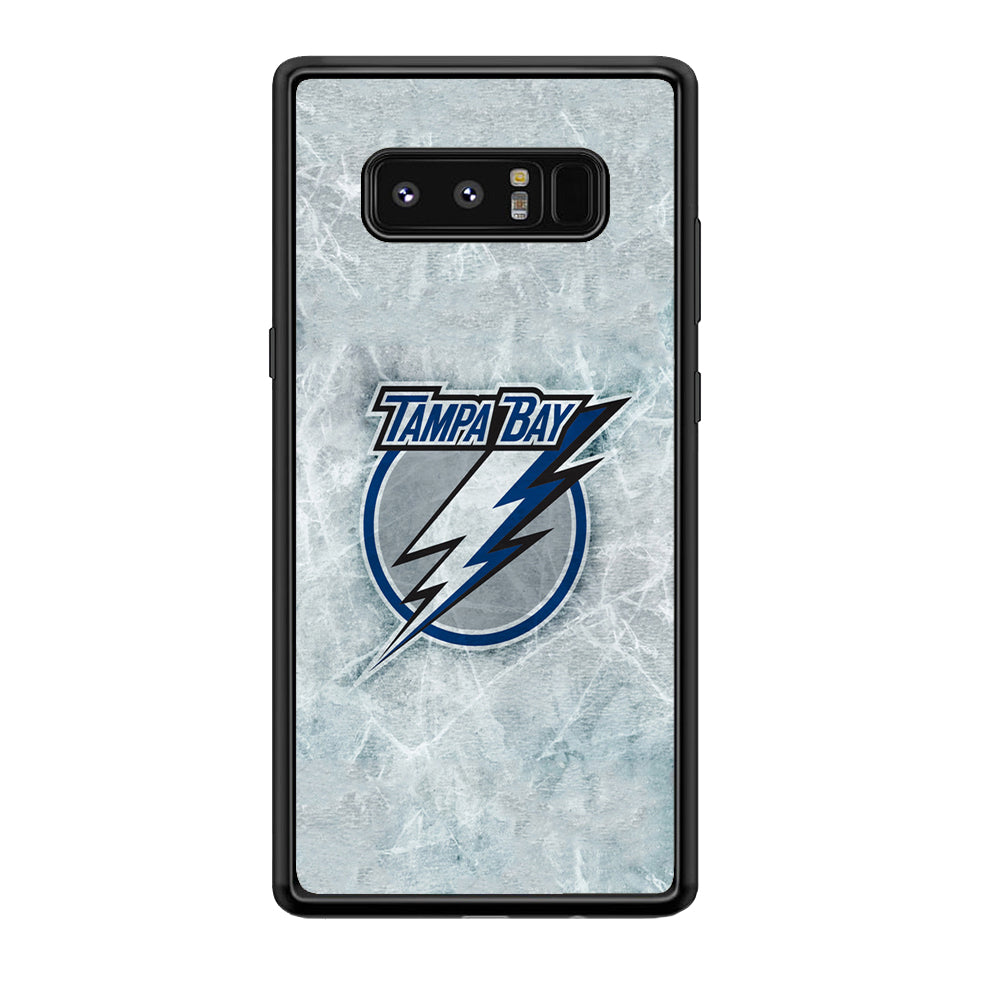 Hockey Tampa Bay Lightning NHL 001 Samsung Galaxy Note 8 Case-Phone Case-Rubber Black (2D Case)-Altracase