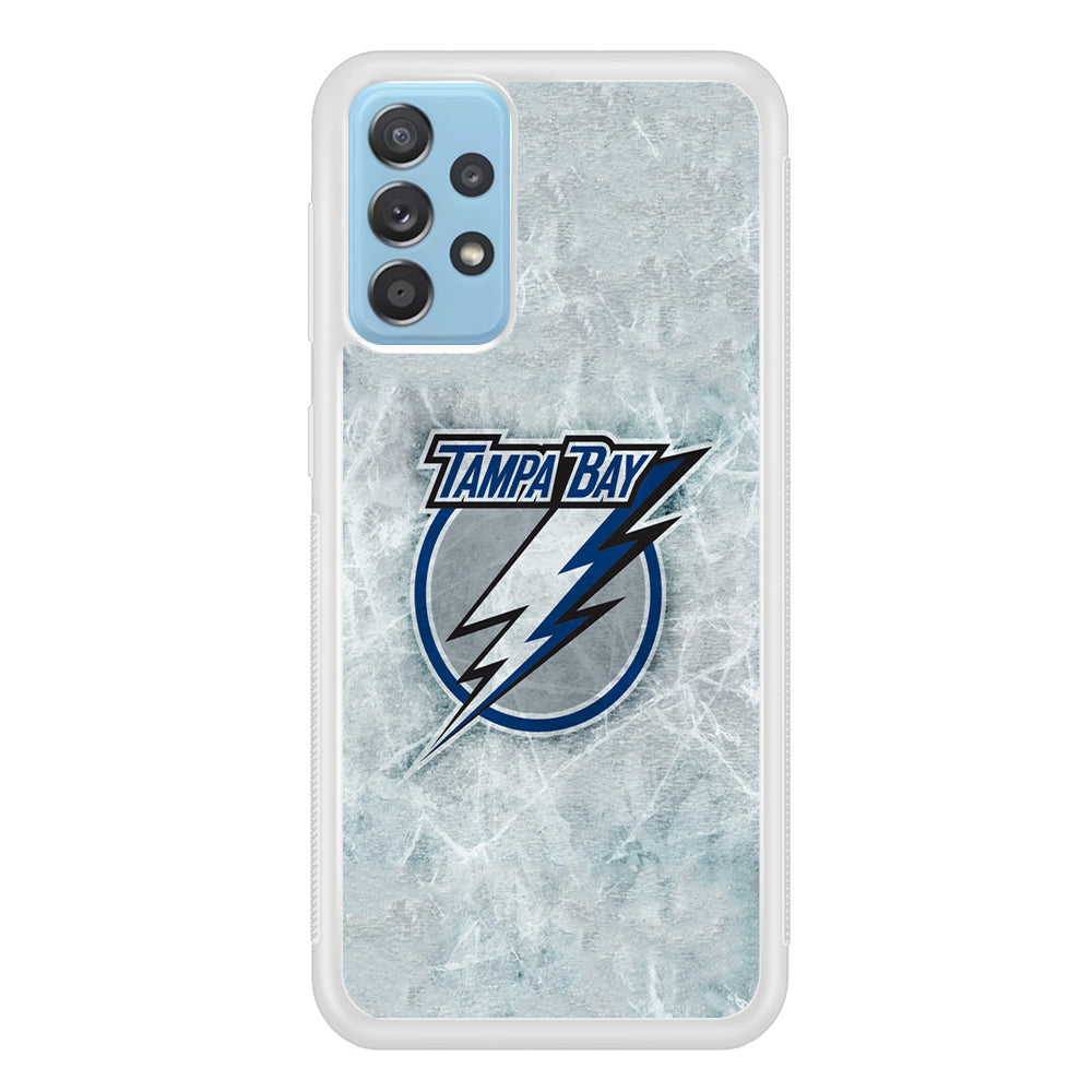 Hockey Tampa Bay Lightning NHL 001 Samsung Galaxy A72 Case-Phone Case-Rubber White (2D Case)-Altracase
