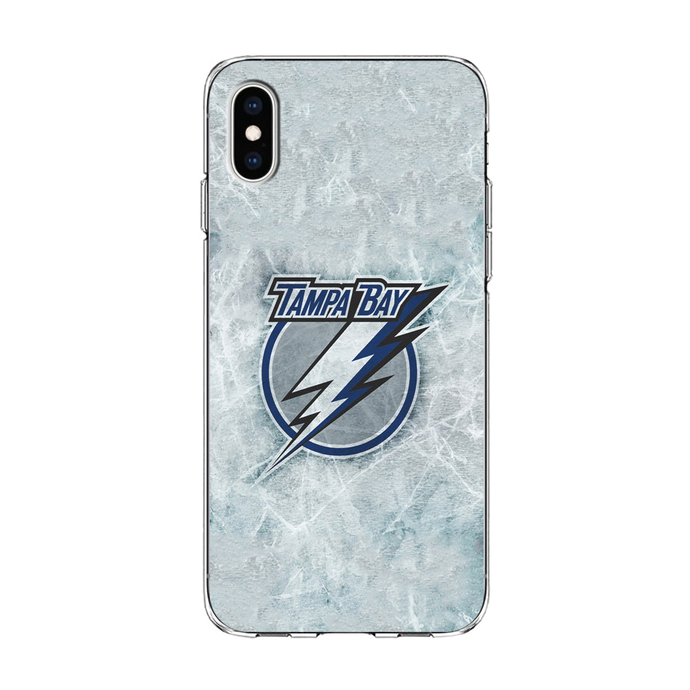 Hockey Tampa Bay Lightning NHL 001 iPhone Xs Case-Phone Case-Clear Soft Case-Altracase