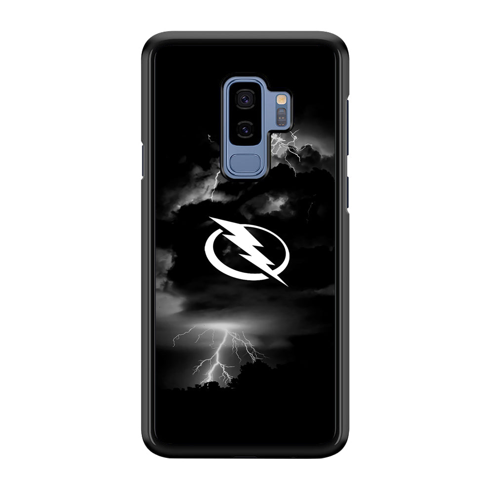 Hockey Tampa Bay Lightning NHL 002 Samsung Galaxy S9 Plus Case-Phone Case-Rubber Black (2D Case)-Altracase