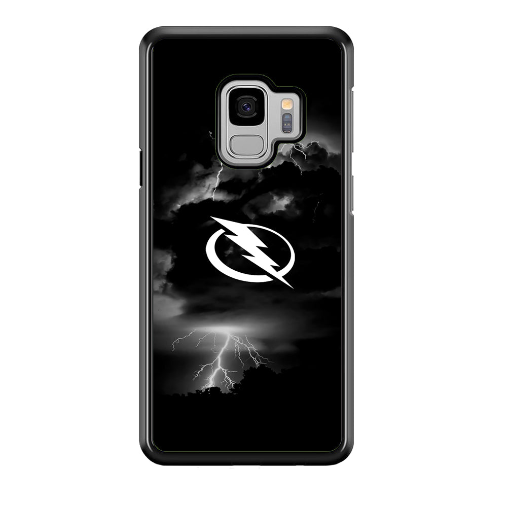 Hockey Tampa Bay Lightning NHL 002 Samsung Galaxy S9 Case-Phone Case-Rubber Black (2D Case)-Altracase