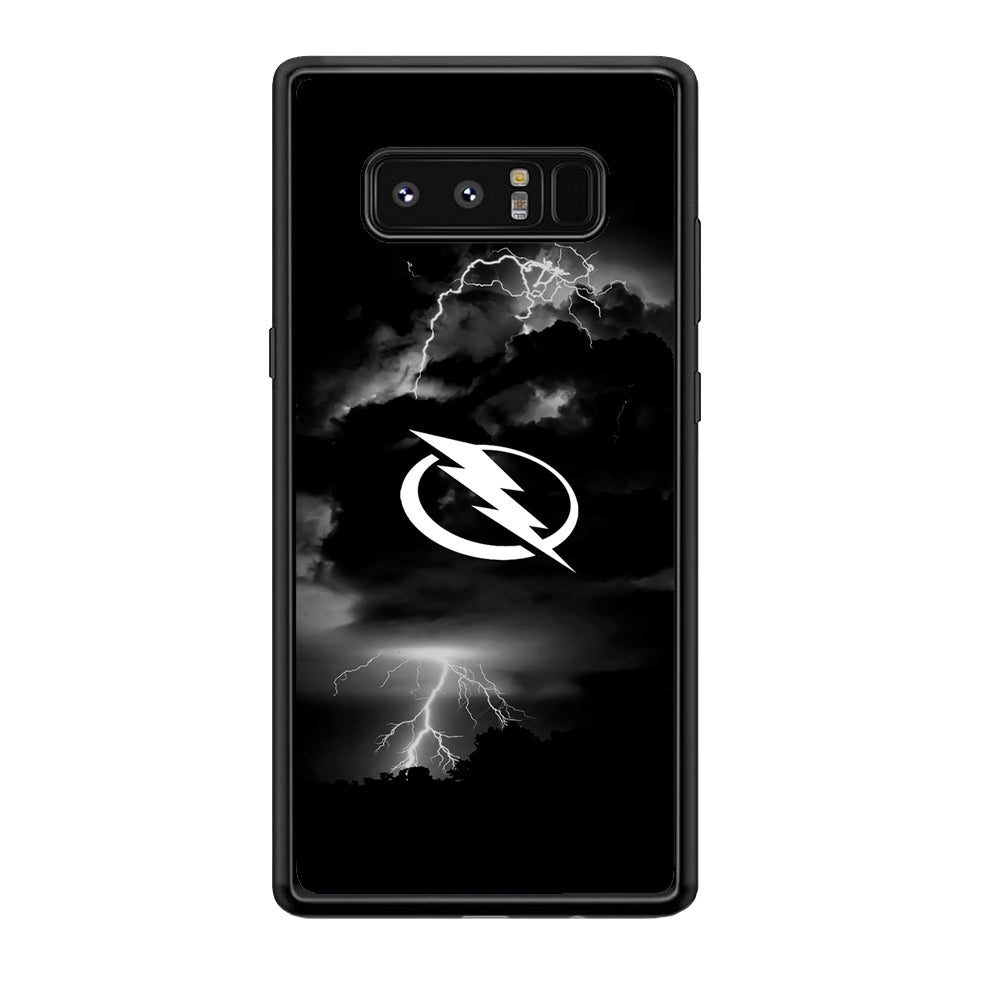 Hockey Tampa Bay Lightning NHL 002 Samsung Galaxy Note 8 Case-Phone Case-Rubber Black (2D Case)-Altracase